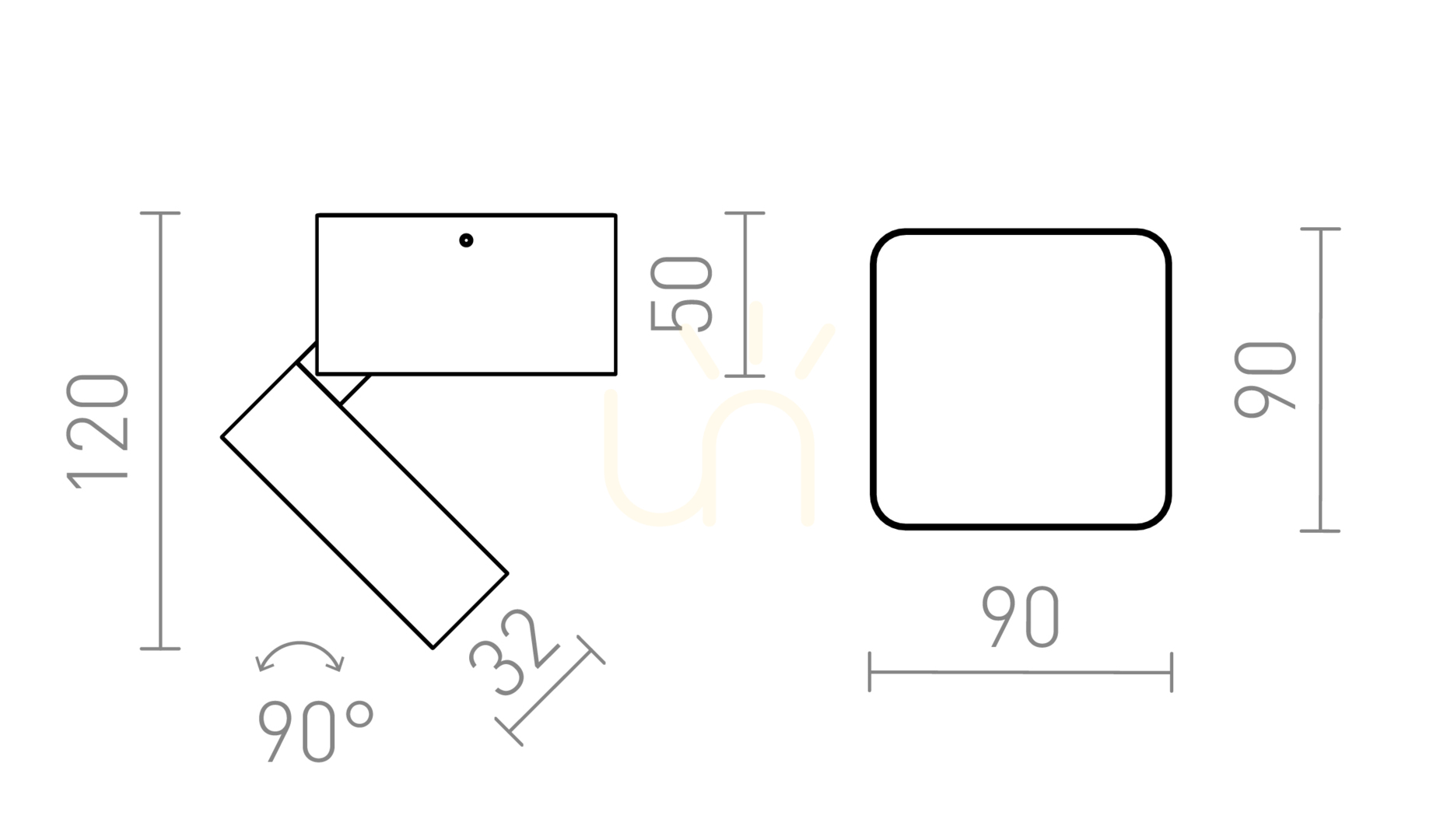 Verifica Rendl Flavio Sq Lumină montată la suprafață Gri 230 V Led 6 W 110° Ip54 3000 K Lampă de grădină. Rendl Flavio Sq Lumină montată la suprafață Gri 230 V Led 6 W 110° Ip54 3000 K Lampă de grădină.