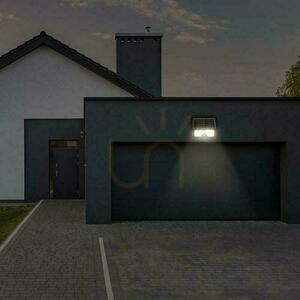 V-TAC 7W CCT solare LED proiector senzor de mișcare IP65 negru VT-777-7-7 STEP: 3000K + 4000K + 6500K 900lm small 7