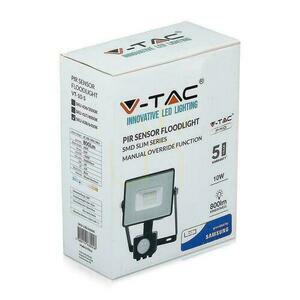 V-TAC LED proiector 10W SAMSUNG CHIP senzor de mișcare funcție cut-OFF negru VT-10-S-B 6400K 800lm 5 ani garanție small 4