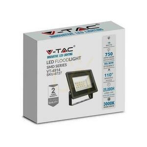 V-TAC LED proiector 10W SMD clasa F negru VT-4914-B 4000K 750lm. small 3