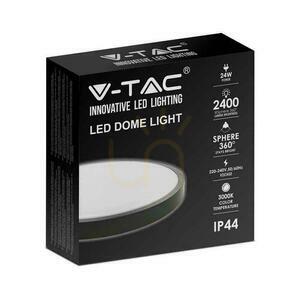 V-TAC 24W LED plafon plafon circular IP44 30cm negru VT-8624B-RD 4000K 2400lm small 2