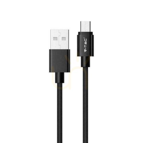 Verifica V-TAC cablu micro USB 1M negru serie platină VT-5331