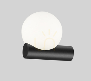 Aplică Zuma Line FORES W0574-01E-P7AA, negru mat, 1×G9 small 0