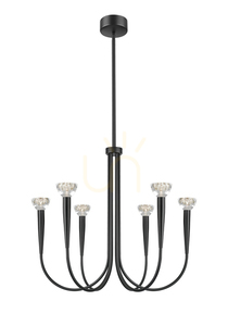 BOSTON P0603-06F-P7B1 Lampă suspendată negru 6xLED. small 0