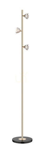 Verifica Lampă de podea BOSTON F0603-03A-F7B1 Zuma Line 3xLED 18W 3000K 1650lm auriu-negru 160 cm