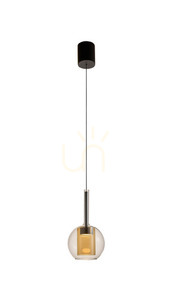TAGNA Lampă suspendată 251001-AM negru 1xLED small 0