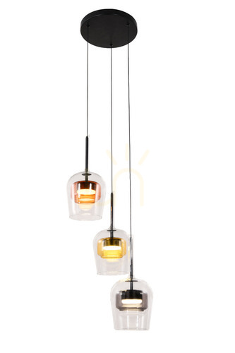 Verifica GLAXI negru GX53 10W lampă suspendată CANDELLUX 33-50427