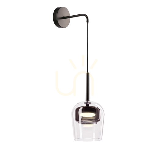 Verifica Lampă de perete GLAXI negru GX53 9W CANDELLUX 21-50373