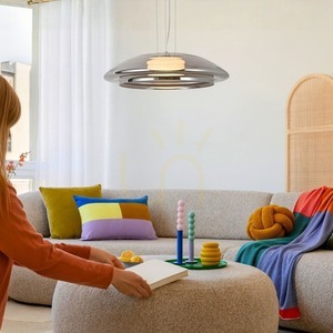 OMBRE 34 gri 10W lampă suspendată CANDELLUX 31-51103 small 2