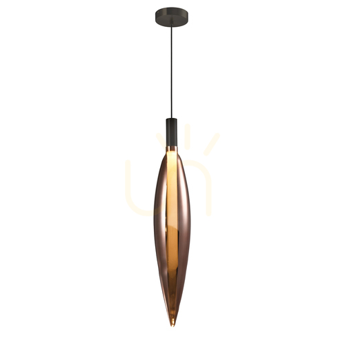 Verifica NORDIC cupru G9 5W lampă suspendată CANDELLUX 31-51325