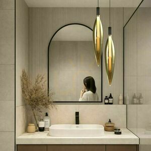 Lampă suspendată NORDIC aur G9 5W CANDELLUX 31-51332 small 2