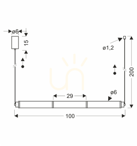 CORTE lampă suspendată transparentă LED 25W CANDELLUX 33-50786 small 4