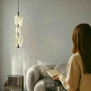 PLAYA transparent LED 12W lampă suspendată CANDELLUX 33-50519 small 1