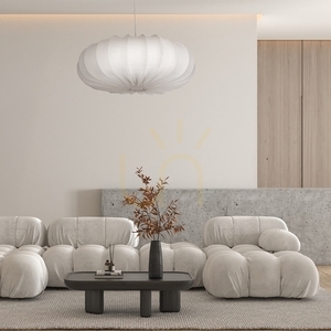 Lampă suspendată Candellux CAFEE 31-39224, abajur crem de 66 cm, 1×E27 small 2