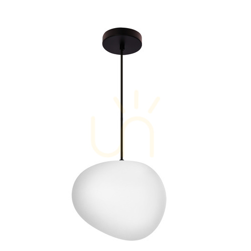 Verifica STONES lampă suspendată alb negru E27 40W CANDELLUX 31-35134