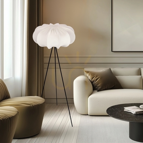 Verifica Lampă de podea CAFEE’ trepied, abajur crem 52 cm E27 40W CANDELLUX 51-42033