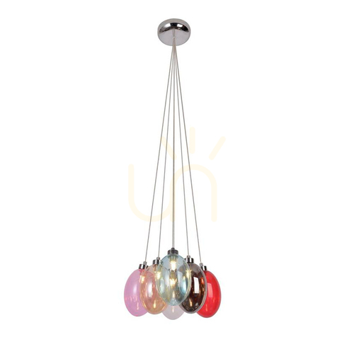 Verifica LUKKA lampă suspendată multicoloră G9 6x10W CANDELLUX 50106168