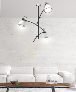 Lampă suspendată Candellux Zumba 33-72061 alb-negru cu 3 socluri E27 small 3