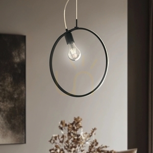 SKIROS negru LED lampă suspendată 60+12W CANDELLUX A0024-321 small 2