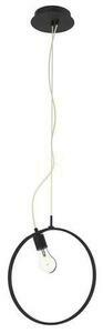 SKIROS negru LED lampă suspendată 60+12W CANDELLUX A0024-321 small 0