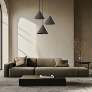 CONO negru E27 40W lampă suspendată CANDELLUX 31-35967 small 2