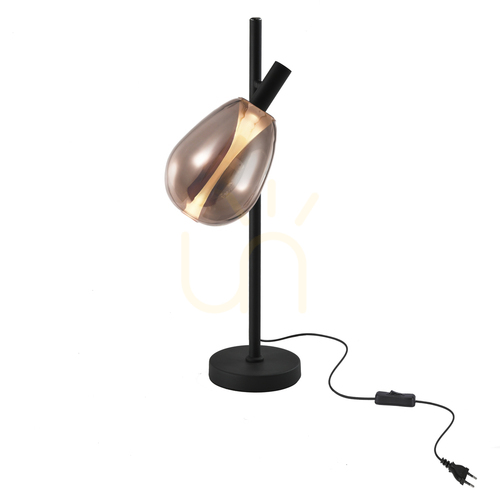 Verifica DENSO 26 negru G9 5W lampă de masă CANDELLUX 41-51158