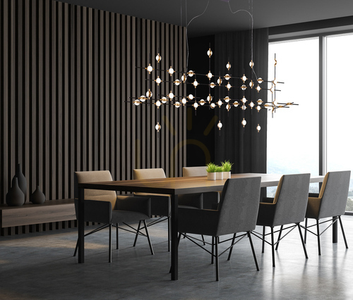 Verifica Pendul Italux Black Provenza LED 55 puncte negru dimabil MD18001067-55A BG
