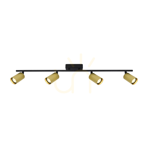 Verifica Spoturi Italux Tris 4xGU10 negre, dimabile, aluminiu, SKU SPL-46829-4-BK