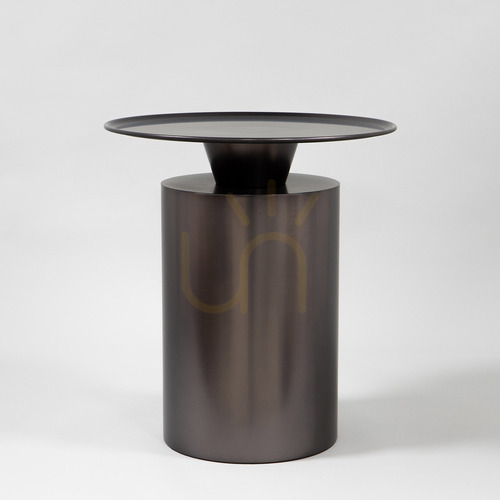 Verifica Masă de cafea Italux Leon maro oțel 50 cm TAB-7717A-S-BRO