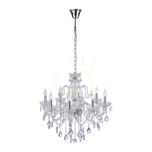 Candelabru cu cristale Paul Neuhaus GRACIA 3081-00 transparent 8×E14 71 cm small 1