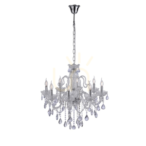 Candelabru cu cristale Paul Neuhaus GRACIA 3081-00 transparent 8×E14 71 cm small 9