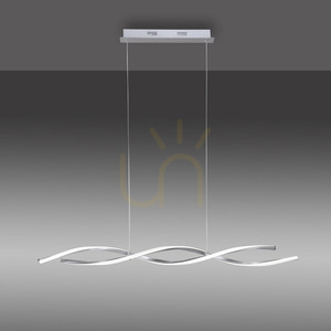 Lampă cu pandantiv POLINA 9142-55 Argintiu 2xLED small 4