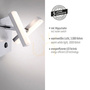 RICO lampă de perete 11276-55 Silver 2xLED 4 RICO lampă de perete 11276-55 Silver 2xLED small 4