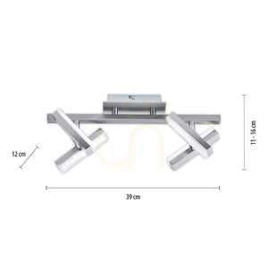 RICO Plafond 11277-55 Argint 4xLED 7 RICO Plafond 11277-55 Argint 4xLED small 7