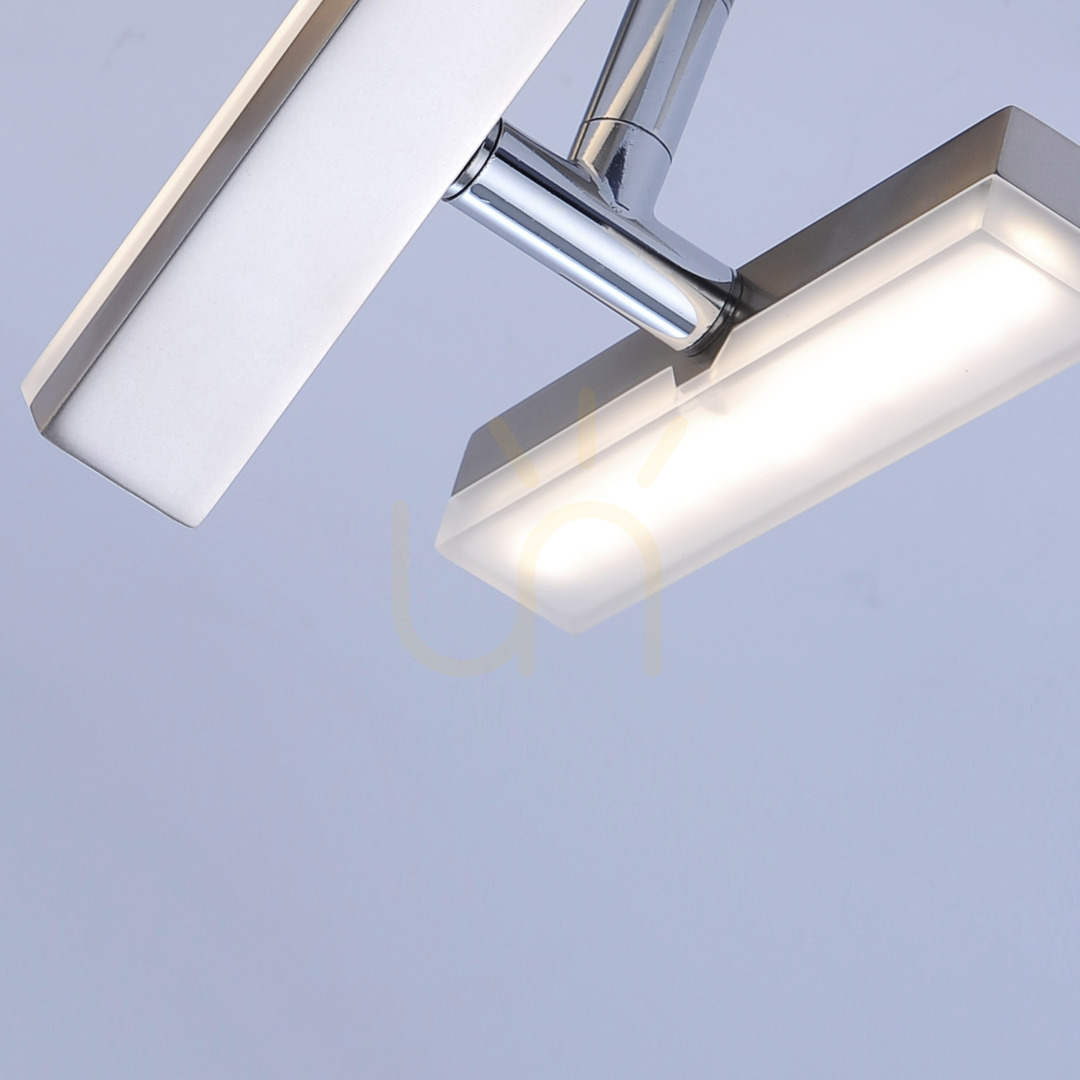 Afişa RICO Plafond 11277-55 Argint 4xLED RICO Plafond 11277-55 Argint 4xLED