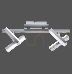 RICO Plafond 11277-55 Argint 4xLED 0 RICO Plafond 11277-55 Argint 4xLED small 0