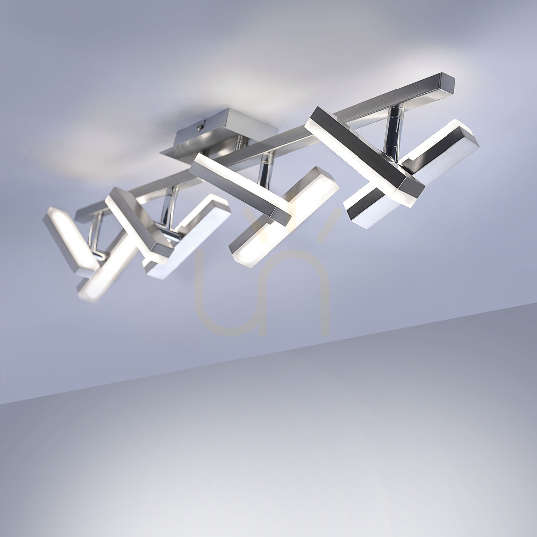 Spectacol RICO Plafond 11278-55 Argint 8xLED RICO Plafond 11278-55 Argint 8xLED