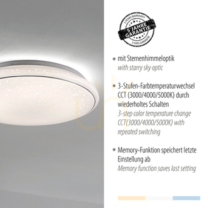 Plafonieră LED Zuma Line JUPITER 14364-16 albă 44 cm 32 W small 4