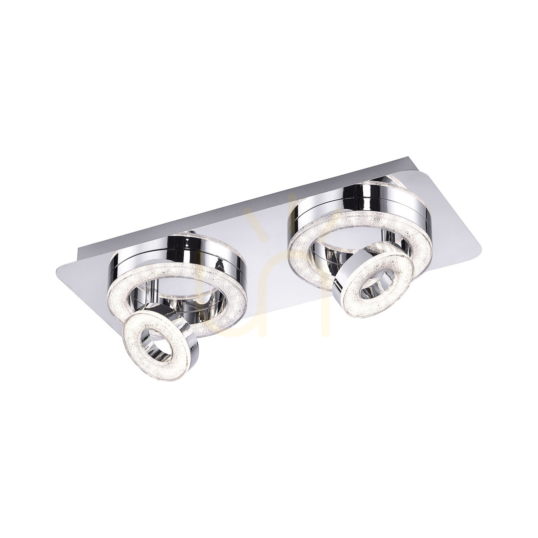 Vedere TIM Plafond 14521-17 Crom 4xLED TIM Plafond 14521-17 Crom 4xLED