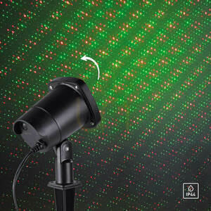 Proiector laser de grădină Zuma Line LASER 19940-18 negru 6 W IP44 small 5