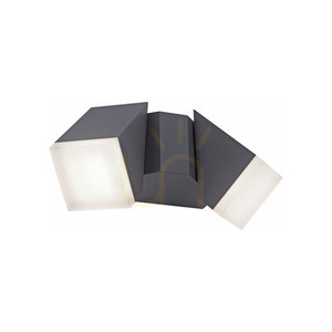 Lampă de perete RYAN 9722-13 Antracit 2xLED small 8