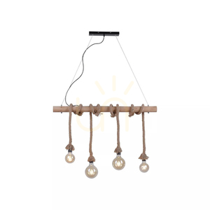 Lampă suspendată ROPE 15483-18 Bronz 4xE27 small 10