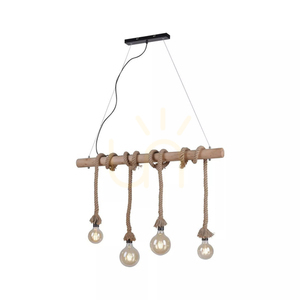 Lampă suspendată ROPE 15483-18 Bronz 4xE27 small 12