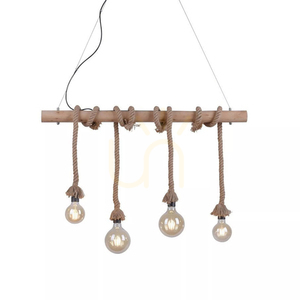 Lampă suspendată ROPE 15483-18 Bronz 4xE27 small 8