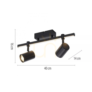 BARIK plafon 6524-18 negru 3xGU10 small 17