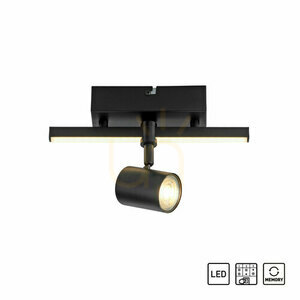 Plafond BARIK 6523-18 Negru 2xGU10 small 1