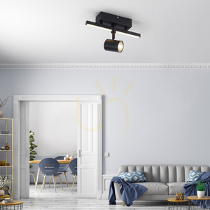 Plafond BARIK 6523-18 Negru 2xGU10 small 2