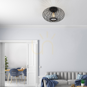 Plafond RACOON 11410-18 Negru 5xE27 2 Plafond RACOON 11410-18 Negru 5xE27 small 2