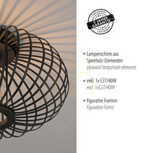 Plafond RACOON 11410-18 Negru 5xE27 4 Plafond RACOON 11410-18 Negru 5xE27 small 4