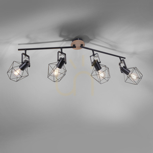 Plafond JARO 15674-78 Negru 4xE27 4 Plafond JARO 15674-78 Negru 4xE27 small 4
